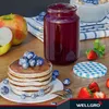25x WELLGRO Einmachgläser 720ml Schraubdeckel TO82 blau Produktbild-Vorschau 2
