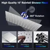 LED Regendusche - Quadratischer Duschkopf - 40 cm - Produktbild-Vorschau 5