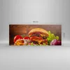 Bild auf Leinwand - Leinwandbild - Hamburger Sandwich - Produktbild-Vorschau 3