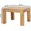 FineBuy Couchtisch Akazie Massivholz 60x60 cm Quadratischer Produktbild-Vorschau 4