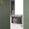Badschrank Livinity Savuto Weiß 30.2 x 191.5 cm mit Türen Produktbild-Vorschau 6