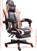A gaming chair with dimensions indicated by measurement lines and text. Produktbild-Vorschau
