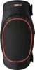 A black knee pad with red trim and a logo at the top. Anteprima dell’immagine prodotto