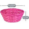 com-four® 4x Bastkorb in bunten Farben zur Dekoration - Produktbild-Vorschau 4