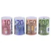4er Set Spardose im Euro-Design Metall Blech Dose Produktbild-Vorschau 2