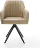 DELIFE Esszimmerstuhl Greg-Flex Mikrofaser Beige Vintage Produktbild-Vorschau 2