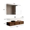 Elegante set da bagno – Lavabo in pietra sinterizzata Anteprima dell’immagine prodotto 5