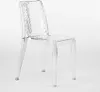 A single transparent polycarbonate chair is shown against a white background. Anteprima dell’immagine prodotto