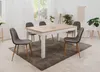 finori Anya 70A Stuhl, 4er-Set, Cord grau / Holzoptik Maß: Produktbild-Vorschau 5