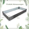 Podniesiona grządka, 240 x 120 x 30 cm metalowa skrzynia do Podgląd zdjęcia produktu 9