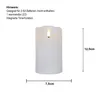LED Echtwachs-Kerze ''Flamme Rustic'', weiß, 12.5x7.5cm, Produktbild-Vorschau 7