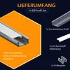 LED-Einbauprofil EB 2 m Silber für LED-Streifen bis 18 mm Produktbild-Vorschau 5
