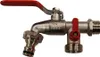 Sirocco Duo Doppelanschluss Wasserhahn Zapfventil 1/2" Produktbild-Vorschau 1