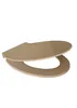 sanicomfort WC Sitz Duroplast SlimeLine beige Produktbild-Vorschau 2