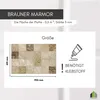 3D-Wandpaneele PVC | Fliesen Optik | Brauner Marmor- 1 Produktbild-Vorschau 3