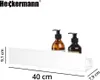 Półka łazienkowa Heckermann Biała 40cm Podgląd zdjęcia produktu 8