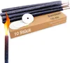 10x Fackeln 120 Min. Brennzeit 65 cm lang Wanderung 2 h Fackel Wachstuchfackel lange Brenndauer Garten Deko Sommer-Party Grillabend Fackelwanderung Produktbild-Vorschau