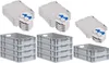 SuperSparSet 10x Eurobox NextGen Grip mit Scharnierdeckel Produktbild-Vorschau 1