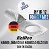 10 Stück Kalitec HR16-12 Handelsübliche Rohrkabelschuhe Produktbild-Vorschau 2