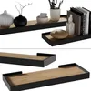 Wandregal Vicco Erni Schwarz/Eiche 60 x 3 cm 2er-Set, Model Produktbild-Vorschau 5