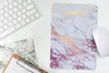 MuchoWow® Mauspad Mousepad Marmor - Blau - Gold - Lila Produktbild-Vorschau 5