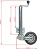 Automatik Stützrad mit Universalflansch 10 Loch, 250kg für Produktbild-Vorschau 2