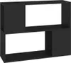 vidaXL Szafka pod TV czarna 80x24x63 cm materiał Podgląd zdjęcia produktu 1