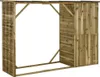 vidaXL Szopa narzędziowa z wiatą drewno sosnowe 253×80×170 Podgląd zdjęcia produktu 8
