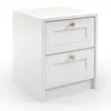 AX LIVING table de nuit blanc Raiane SN - table de nuit Voir les images du produit 1