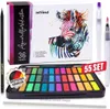 int!rend Aquarellfarben Set 55-Teilig - Wasserfarben Produktbild-Vorschau 1