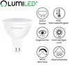 LUMILED Set 10x 12V GU5.3 LED Lampen MR16 8W ersetzt 80W Produktbild-Vorschau 7