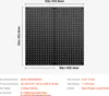 A black pegboard kit with dimensions and specifications shown. Anteprima dell’immagine prodotto