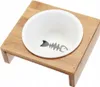 PETSTORY Ceramic Katzennapf mit Bambusständer 150ml Produktbild-Vorschau 1