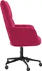 vidaXL Poltrona relax in velluto rosso vino Anteprima dell’immagine prodotto 3