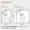 Spessarttraum Daunendecke Bronze Füllung: 90% Daunen/ 10% Produktbild-Vorschau 10