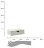 HOWHOMELY | Schmuckkasten - Schmuckkästchen - weiß - 15 x Produktbild-Vorschau 3