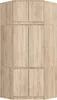 BDW Armoire d'angle de chambre à coucher avec rallonge, 6 Voir les images du produit 1