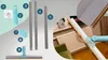 A collage of product components and a close-up of the product in use. Náhled obrázku produktu