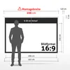 ESMART Professional MIROLO | Rolloleinwand | 186 x 105 cm Produktbild-Vorschau 2