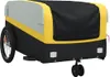 vidaXL Fahrradanhänger Schwarz und Gelb 45 kg Eisen Produktbild-Vorschau 4