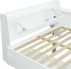 Stauraumbett 140x200 cm, Lattenrost, Schubladen, Regal, Produktbild-Vorschau 14