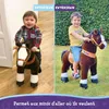 PonyCycle kôň na šliapanie tmavohnedý pre deti od 3 do 4 Náhľad obrázku produktu 23