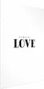 Posterpapier Poster - Simple Love 40x60 cm Text Produktbild-Vorschau 1