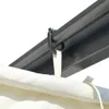 vidaXL Pergola mit Versenkbarem Dach Cremeweiß 3x3 m Stahl Produktbild-Vorschau 5