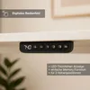 A close-up of a digital control panel for a height-adjustable desk, showing the display and buttons. Produktbild-Vorschau