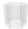 vidaXL Plateau hexagonal en gabion 100×90×100 cm Voir les images du produit 1