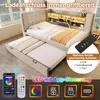 Divano letto Merax imbottito 90x200 con letto estraibile Anteprima dell’immagine prodotto 16