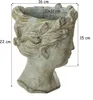 Busto per piante VALO in Vetroceramica bianca e crema Anteprima dell’immagine prodotto 6