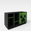 MINECRAFT - TV nábytok, nízka doska, polica na konzoly, Náhľad obrázku produktu 4