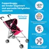 Kinderplay Puppenbuggy KP0290R – Leichter faltbarer Produktbild-Vorschau 2